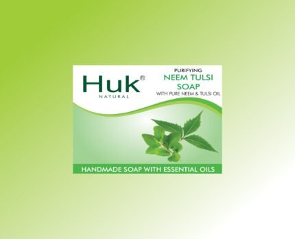 Huk Neem Tulsi Soap With Neem Oil & Coconut Oil