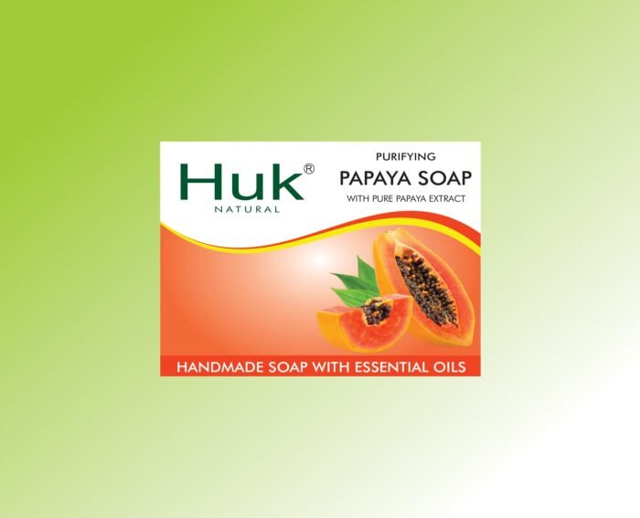 Huk Papaya Soap With Coconut Oil & Papaya Oil