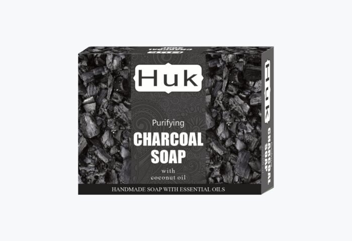 Huk Charcoal Soap With Coconut Oil & Vitamin E