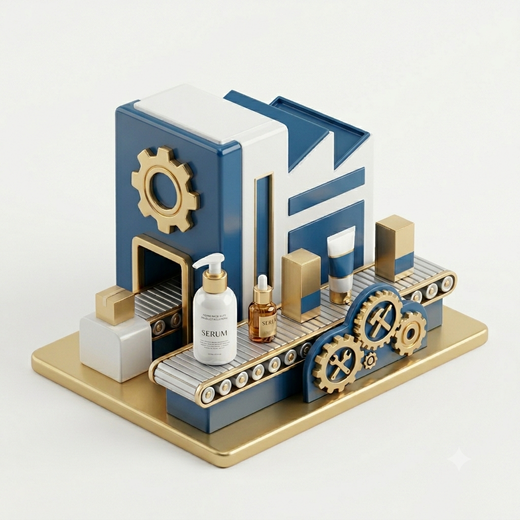 Contract Manufacturing Icon
