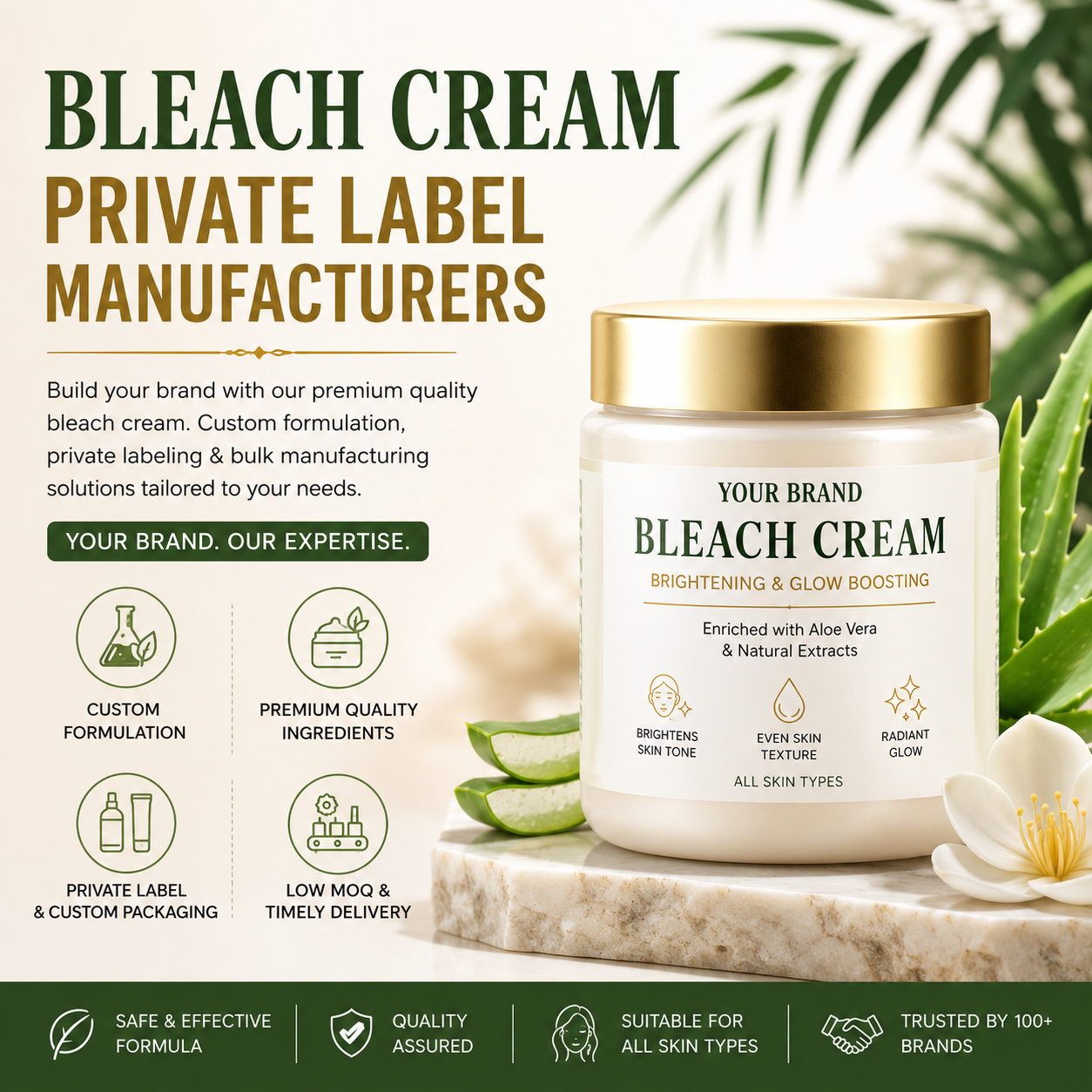 Bleach Cream Private Label Manufacturers