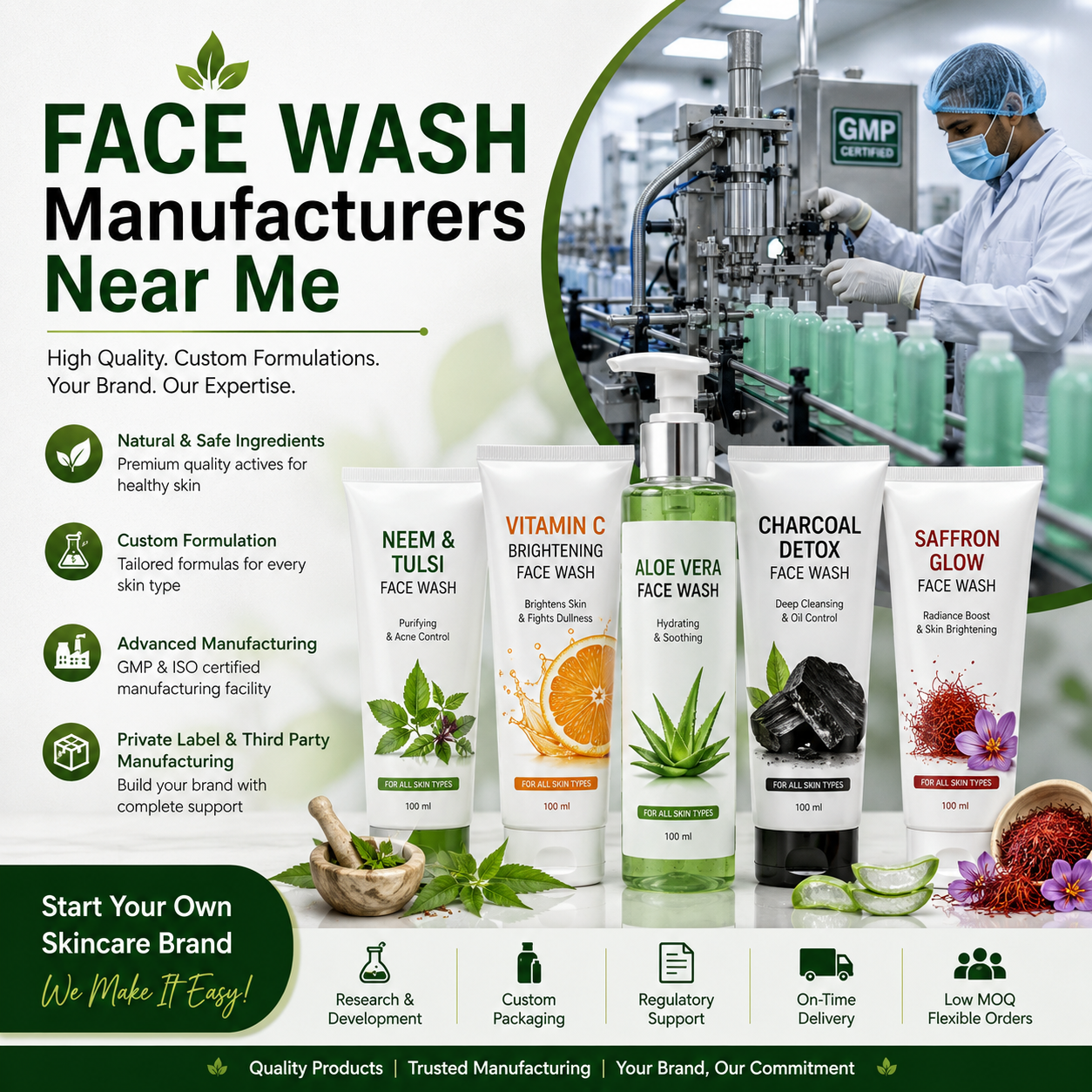 Face Wash Manufacturers Near Me