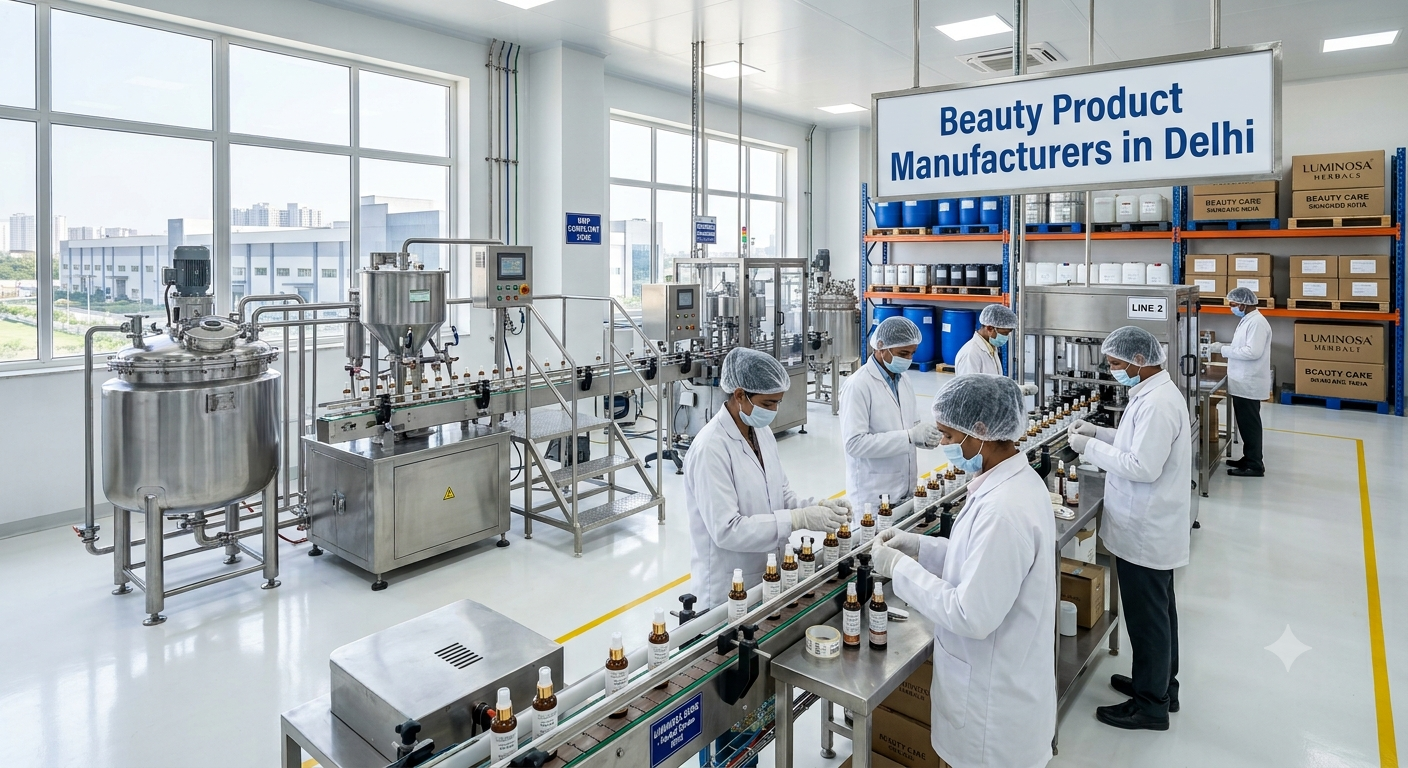 HUK Natural - Leading beauty product manufacturers in Delhi with state-of-the-art manufacturing facility