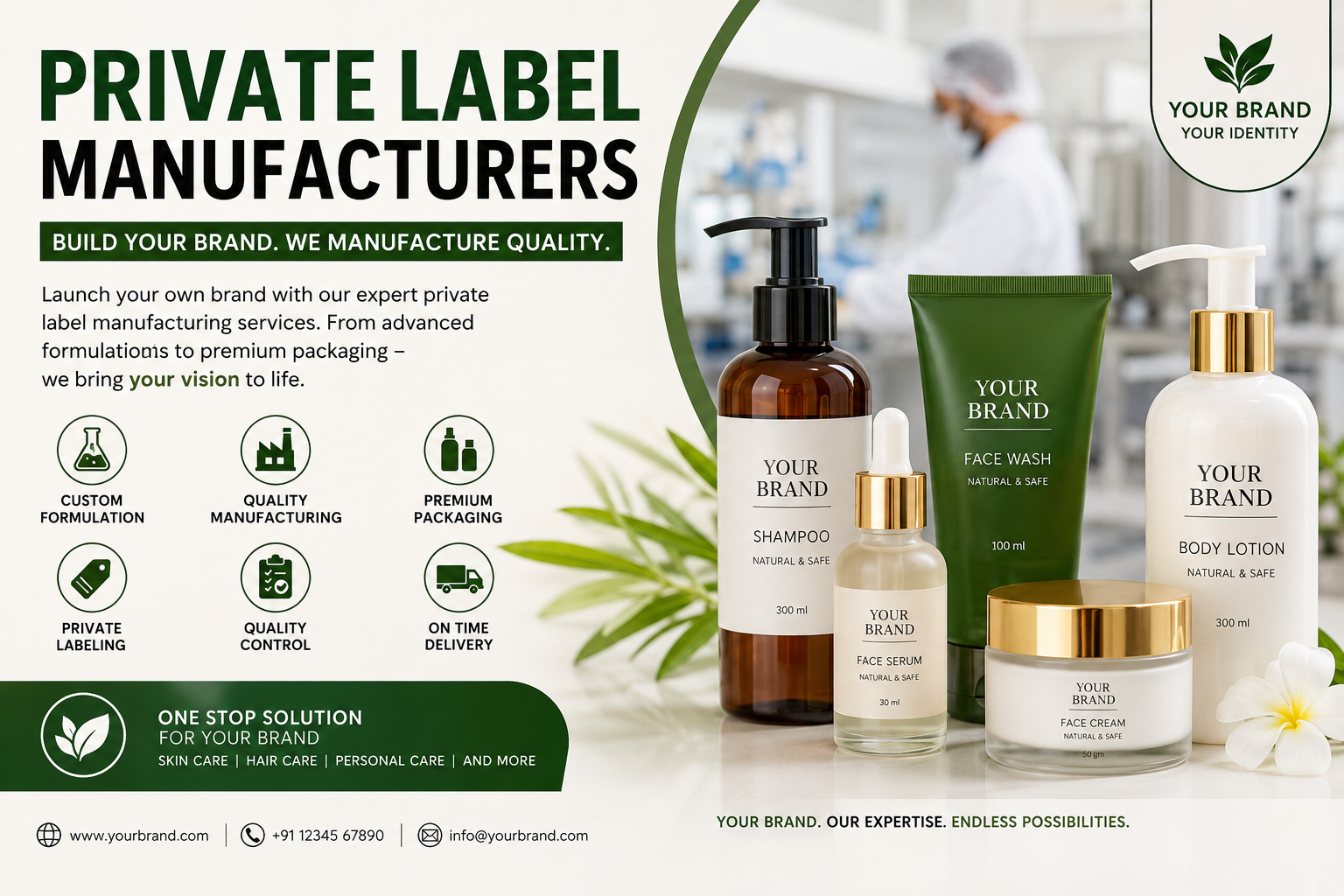 Private Label Manufacturers in India | Custom Product Manufacturing